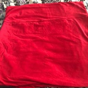 Red Pencil Skirt